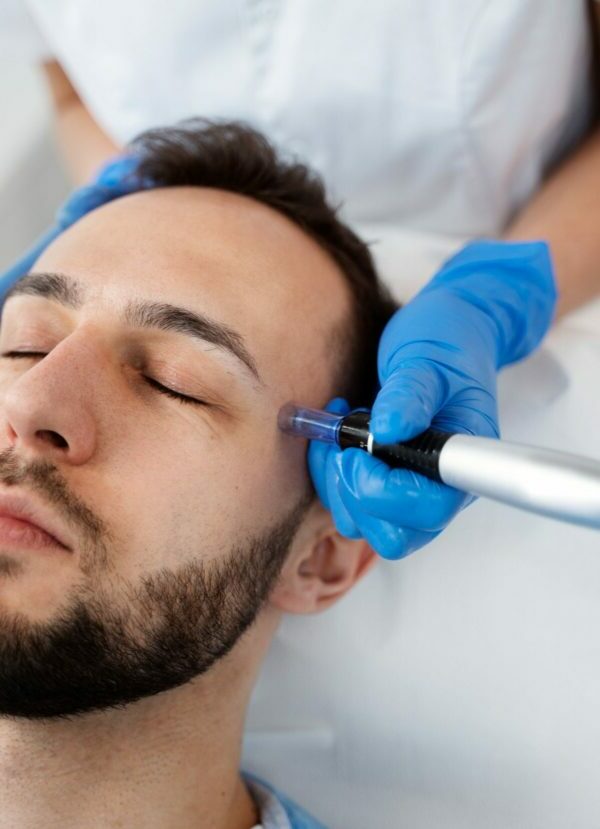 Séance de microneedling CEREPHARMA pour homme chez Epilzen à Liège
